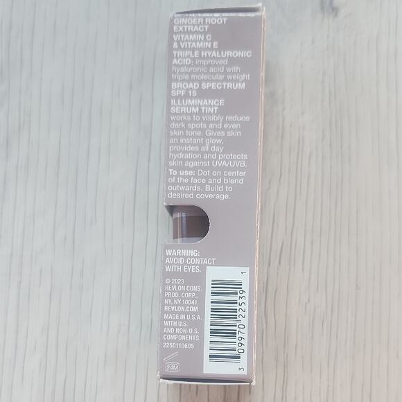 ❤️NWT❤️ Revlon Illuminance Serum Tint SPF 15 - Light Brown - Rich Mahogany - Picture 4 of 10